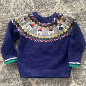 Mini Boden Christmas sweater
